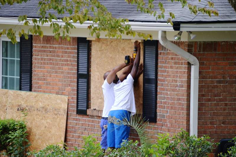 Hurricane shutters home preparation